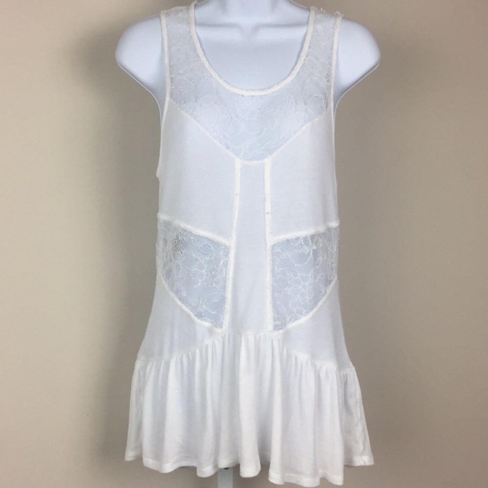 Victoria’s Secret White Babydoll Lingerie Medium
